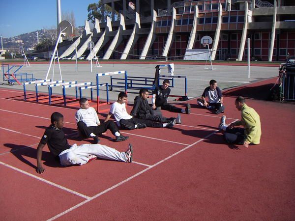 L'activité athlétisme fait partie des propositions sportives du chantier école, avec le NCAA