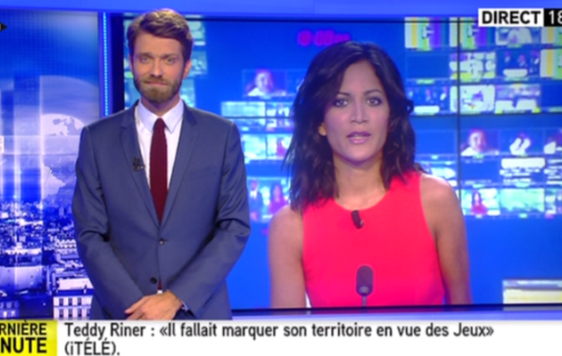 2015 08 29 - AURELIE CASSE pour INTEGRALE WEEK-END sur i>tele