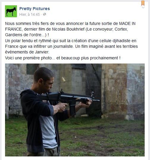 Made in France, le prochain film de Nicolas Boukhrief, devrait finalement sortir sur les écrans français en 2015 distribué par Pretty Pictures