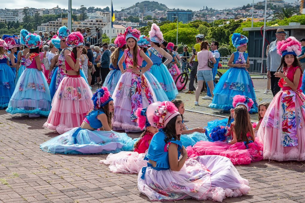 Funchal : Fête des fleurs à proximité du port de plaisance