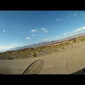 Goldwing Unserbande - on quitte la Death Valley vers Ridgecrest 04