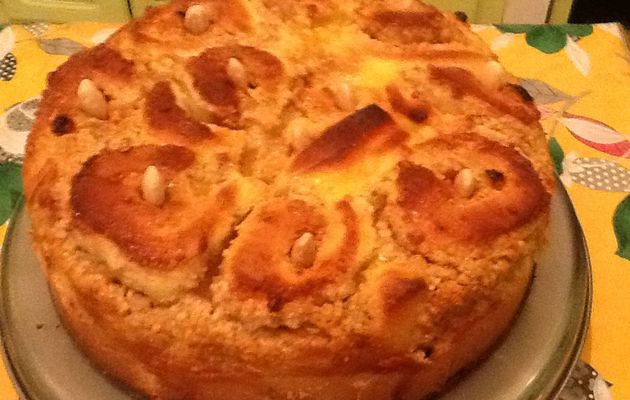 "Le Schneckekueche" ou gateau "chinois aux amandes"