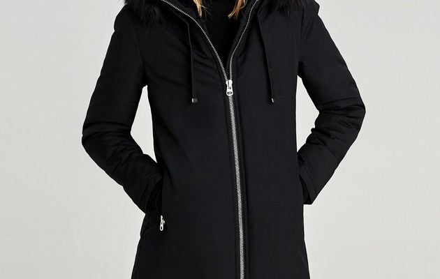 Zara manteau capuche femme