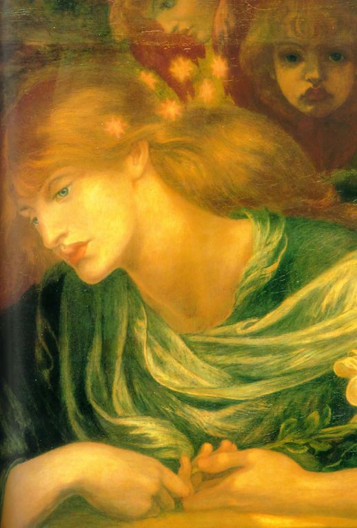 Peintre et poète anglais d’origine italienne (1828 – 882). Rossetti est le fondateur avec W.H.HUNT ET Sir J.E. Millais du mouvement préraphaélite...