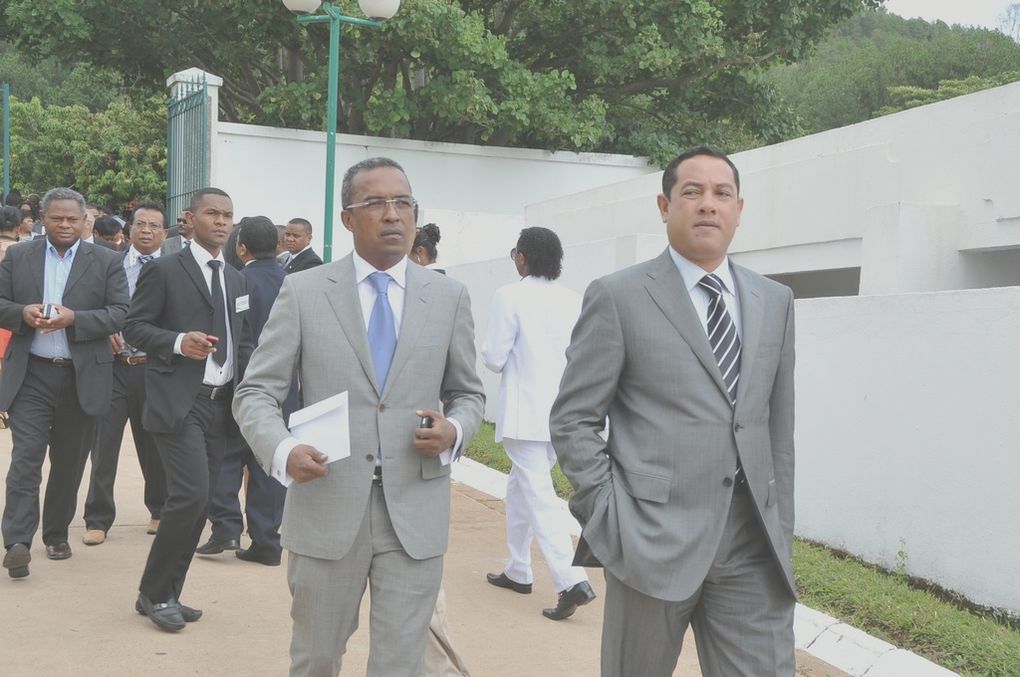 Cérémonie de présentations de vœux des corps constitués au couple présidentiel, Mialy et Andry Rajoelina. Partie 1. Photos : Harilala Randrianarison