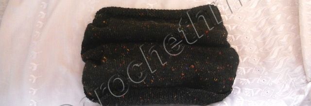 snood au tricot ma dernière réalisation