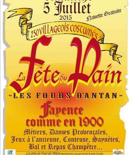 La Fête du Pain à Fayence