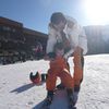 mon 1er cours de ski au Corbier