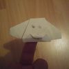 marionnette de chien en origami