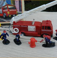 CAMION DE POMPIERS TELEGUIDE 80' VINTAGE