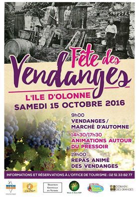 Fête des vendanges 2016 à l'île d'Olonne