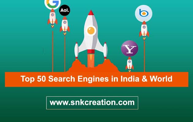 top 50 search engines india