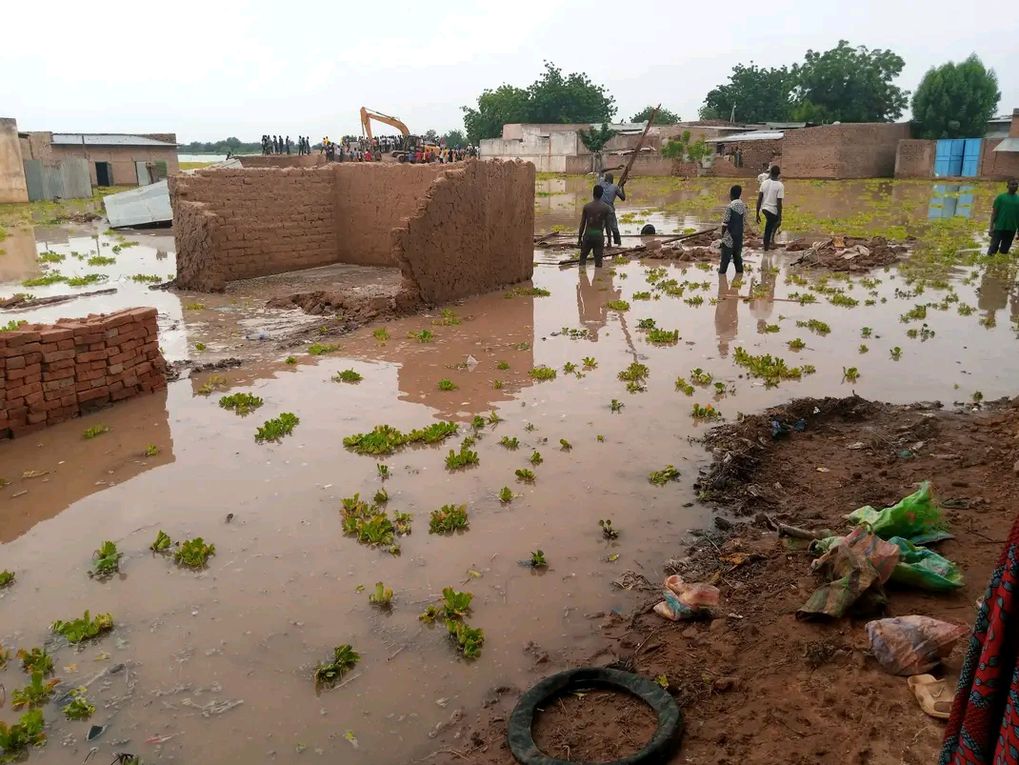 #Tchad/Société : La situation alarmante suite à la montée des eaux dans le 9e arrondissement n'émeut personne 