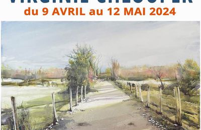 A RANG DU FLIERS, ENCORE QUELQUES JOURS POUR ALLER VOIR L'EXPOSITION DE VIRGINIE CHLOUBEK, AQUARELLISTE 