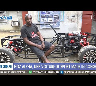 Un jeune congolais fabrique une voiture de sport