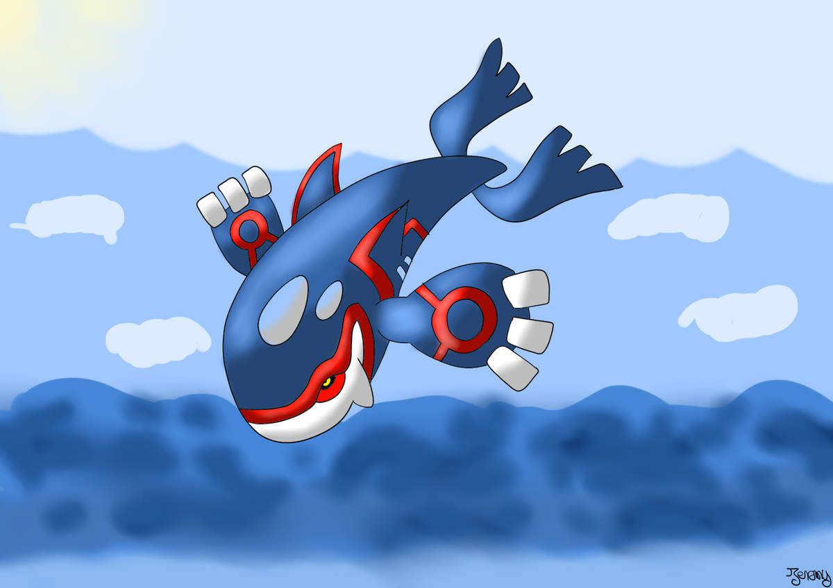 Dessin KYOGRE (Pokemon)