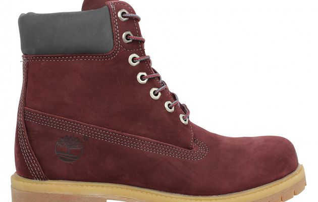 Bottines velours bordeaux