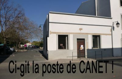 C'est fait : plus de poste à Canet!