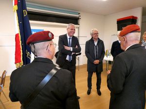 Remise du drapeau à l'UNC Alpes-Chartreuse - Biviers le 17 avril 2024