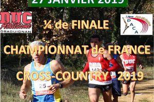 27-01-2019 1/4 Finale Championnats de Cross - DRAGUIGNAN