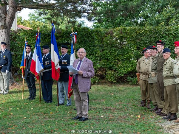 78e Anniversaire de la Bataille de DOMPAIRE et de la Libération - Cérémonie commémorative de DAMAS ET BETTEGNEY