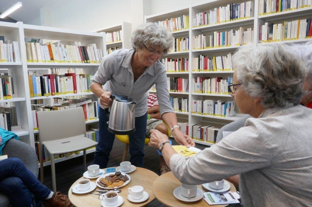 Café littéraire à la Bibliothèque