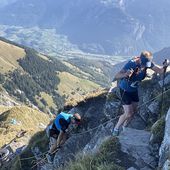 Altitrail de Chalin montée photos Jean-Pierre Sierro