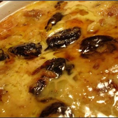 WHISKY BREAD & BUTTER PUDDING