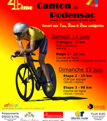 la 4 eme édition du Tour du Canton de Podensac 2014