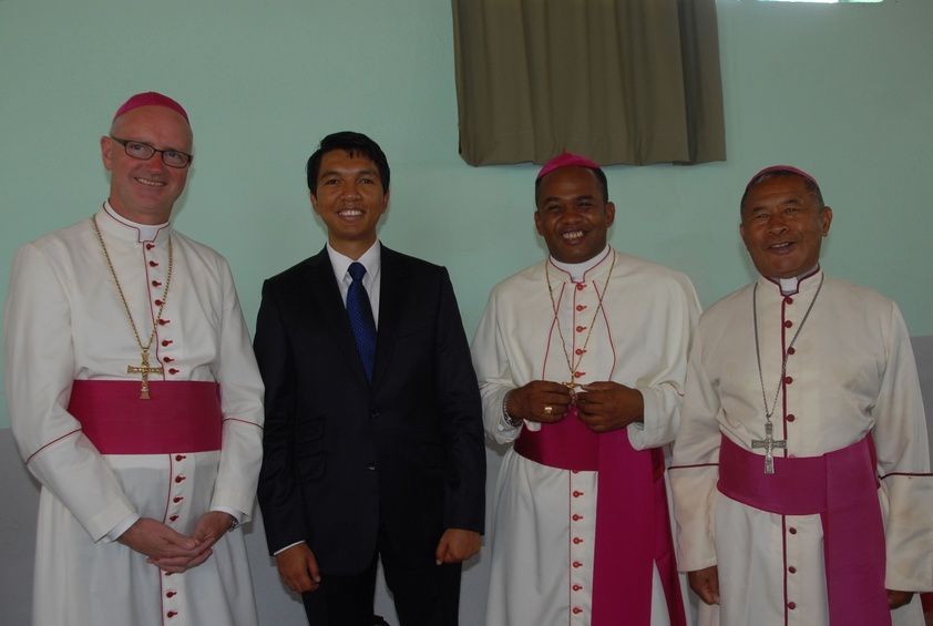 Messe d'ouverture des VIè Assises Nationales des Médecins Catholiques de Madagascar, en présence du Président Andry Rajoelina. 2è partie. Photos: Harilala Randrianarison