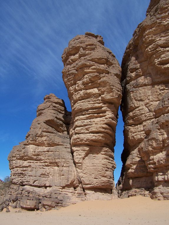 Noël 2007, nous découvrons la magie du Tassili N'Ajjar, le plus beau des déserts du Sahara sans conteste !