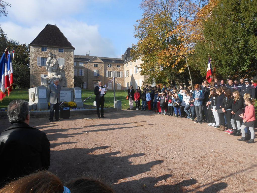 Cérémonie du 11 Novembre 2015 Villié Morgon