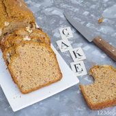 cake facile sans lactose courge et noisettes * 1,2,3...Dégustez !