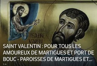 SAINT VALENTIN : POUR TOUS LES AMOUREUX DE MARTIGUES ET PORT DE BOUC