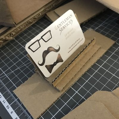 Prototype de porte cartes de visite