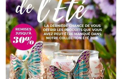 Les soldes d'été commencent chez Partylite