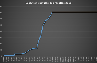 [Recoltes] 70 kg dépassés : l'année 2018 reste sur une bonne tendance