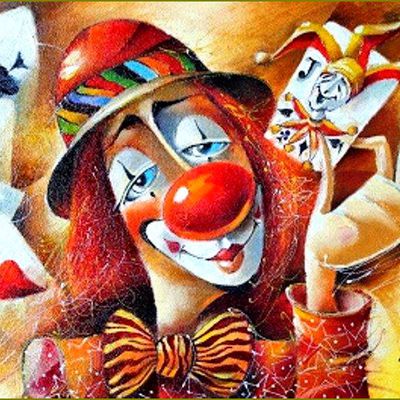 Clowns en peinture -  Yuri Matsik