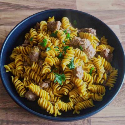Torsades à la saucisse de Jamie Oliver