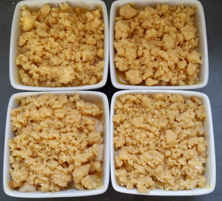 Crumble pommes &amp; poires