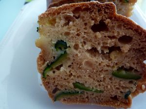 Cake Konjac-courgette