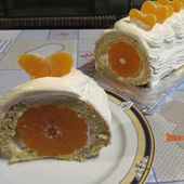 Bûche aux mandarines entières - Recette en vidéo - www.sucreetepices.com
