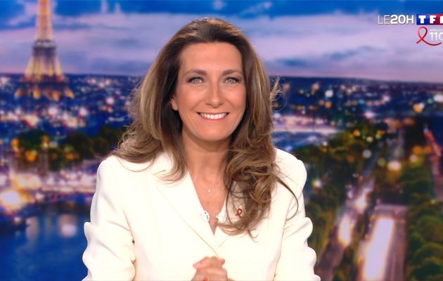 Anne-Claire Coudray Le 20H TF1 le 28.03.2021