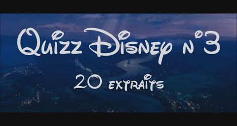 Le quizz Disney proposé par Manon