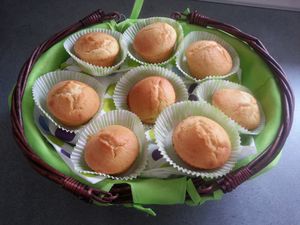 MUFFINS AU COEUR DE NUTELLA