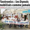 Flextronics Chateaudun mobilisé