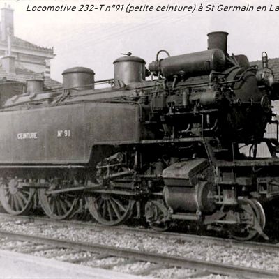 CP locomotive 232 n°1 (petite ceinture)