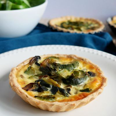 Tarte aux courgettes et aux champignons - Vegetables lovers