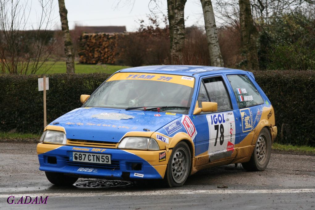 Premier rallye de la saison 2010 dans le Nord de la France