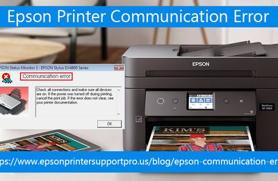 How to Troubleshoot Epson Printer Communication Error?